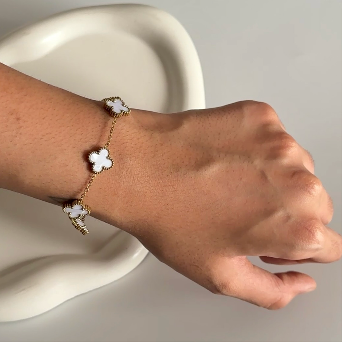 White clover bracelet